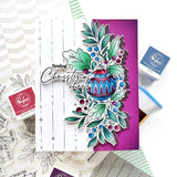 Pinkfresh Studio,  Festive Flourish, Stamp, Die Cut and Stencil Set