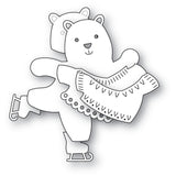 Poppy Stamps, Die, Nordic Skating Bear