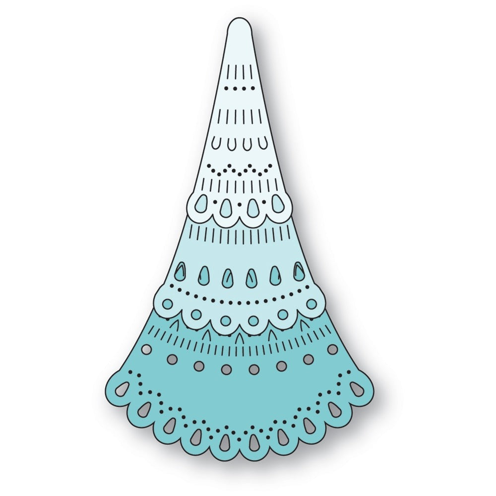 Poppy Stamps, Die, Nordic Grand Tree Toppers