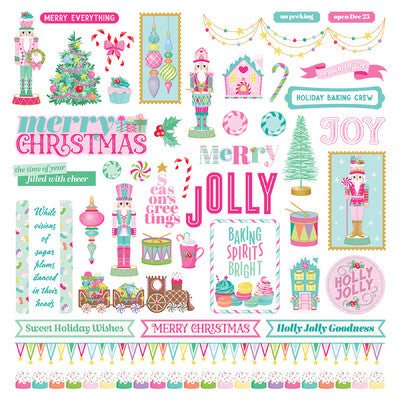 Photoplay; Sugar Plum Christmas; Element Stickers