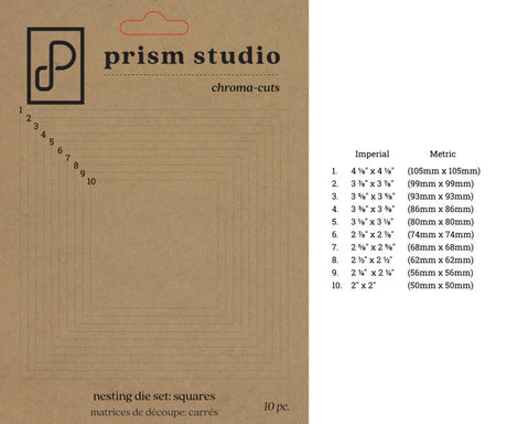 Prism Studio, Nesting Square Dies