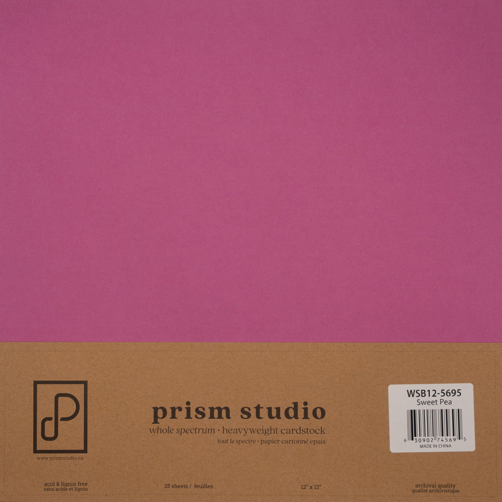 Prism Studio Whole Spectrum 12 x 12 Heavyweight Cardstock; Sweet Pea