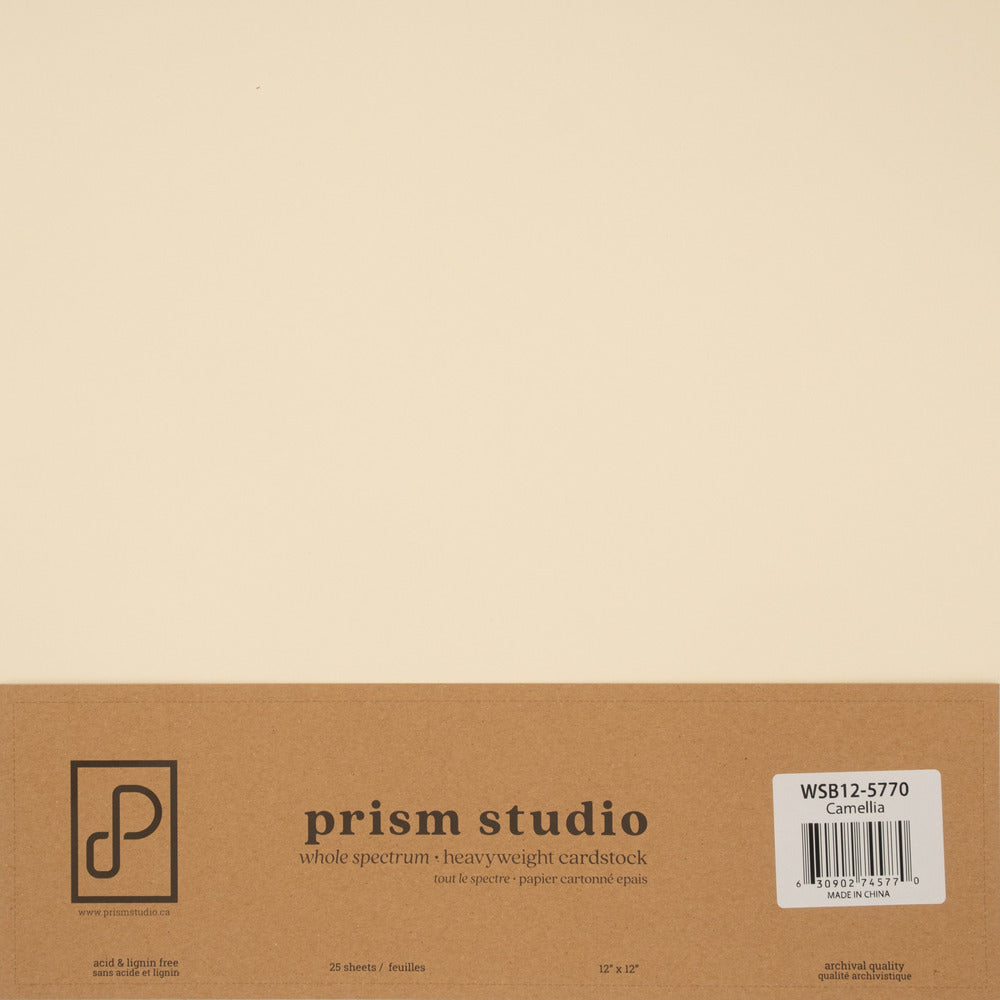 Prism Studio Whole Spectrum 12 x 12 Heavyweight Cardstock; Camellia