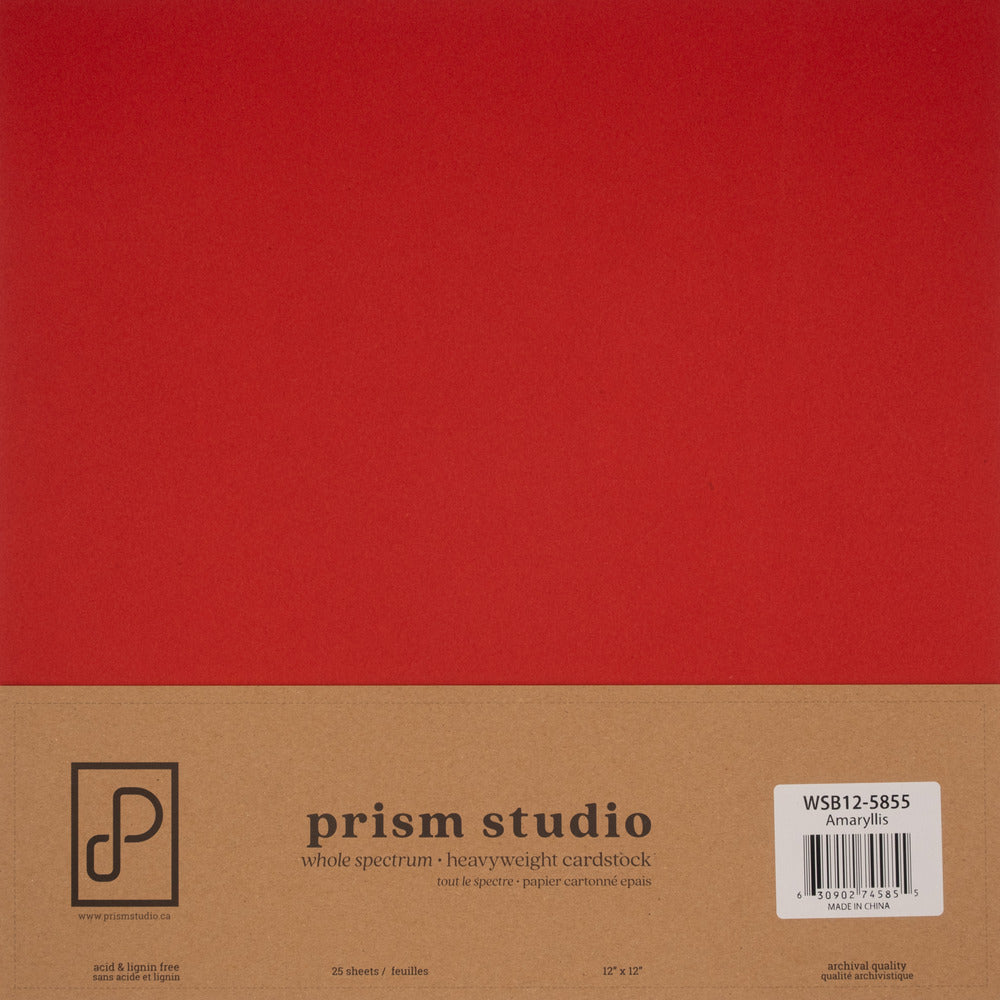Prism Studio Whole Spectrum 12 x 12 Cardstock; Amaryllis