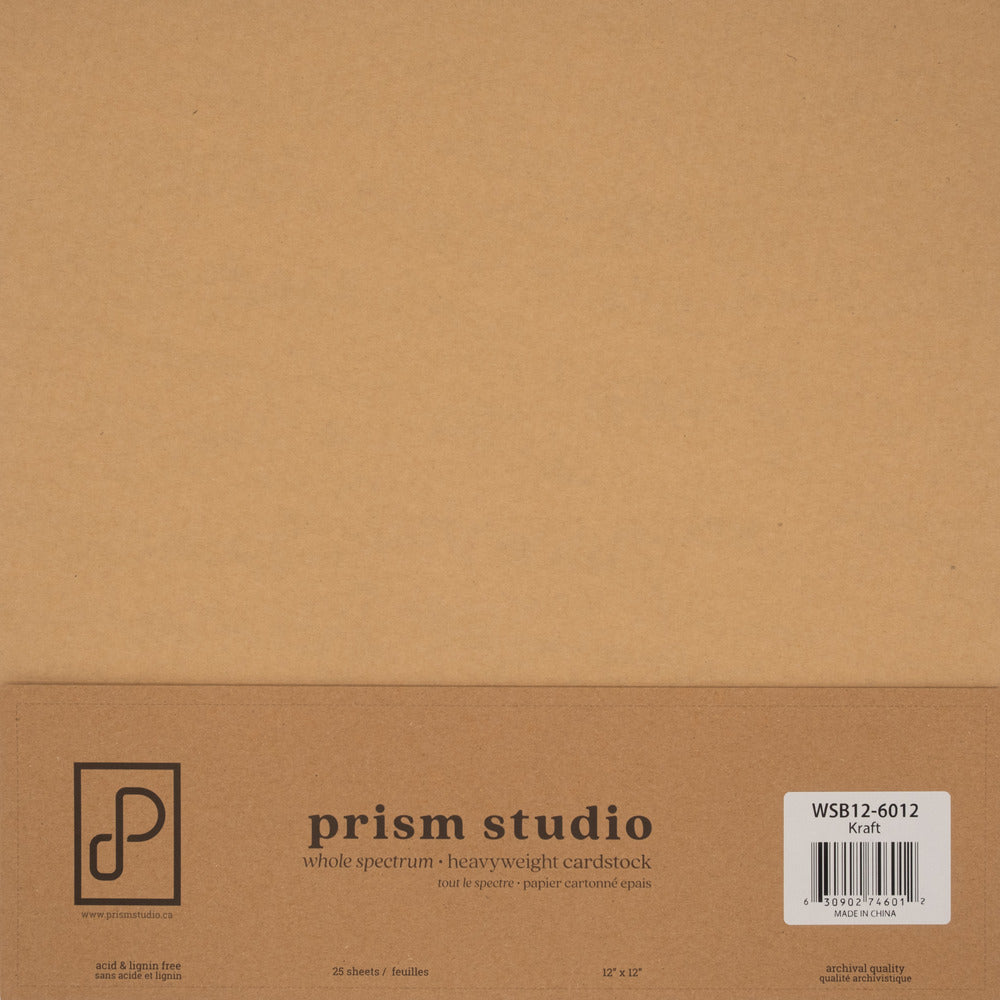 Prism Studio Whole Spectrum 12 x 12 Cardstock; Kraft