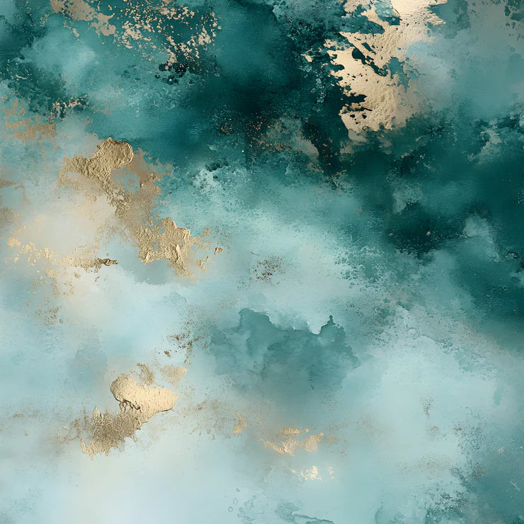 Simply Stated, Shades of Teal Paper 2