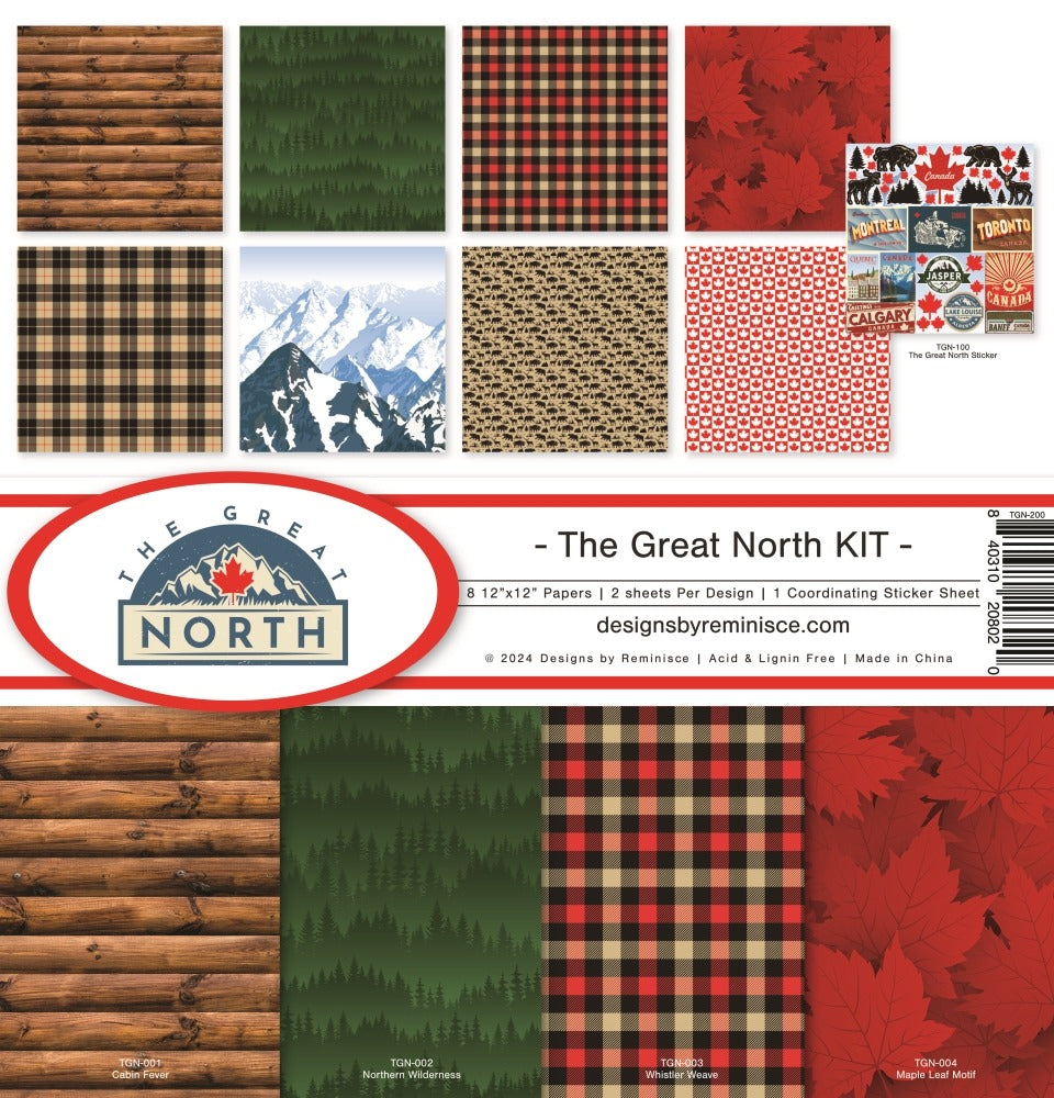 Reminisce,12X12 Collection Kit, The Great North