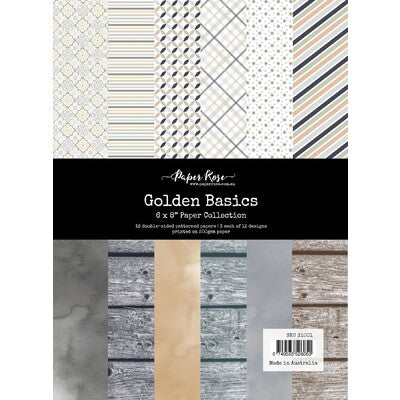 Paper Rose, Paper Collection 6 x 8" - Golden Basics