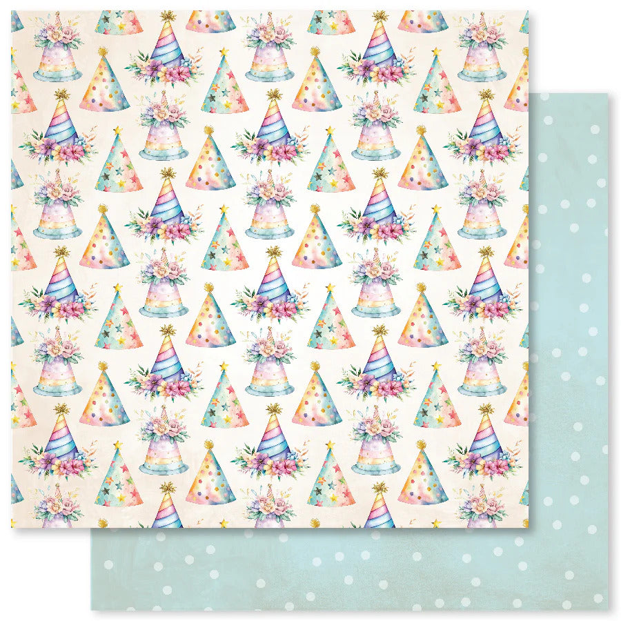 Paper Rose, 12X12 Paper, Birthday Fun Basics F
