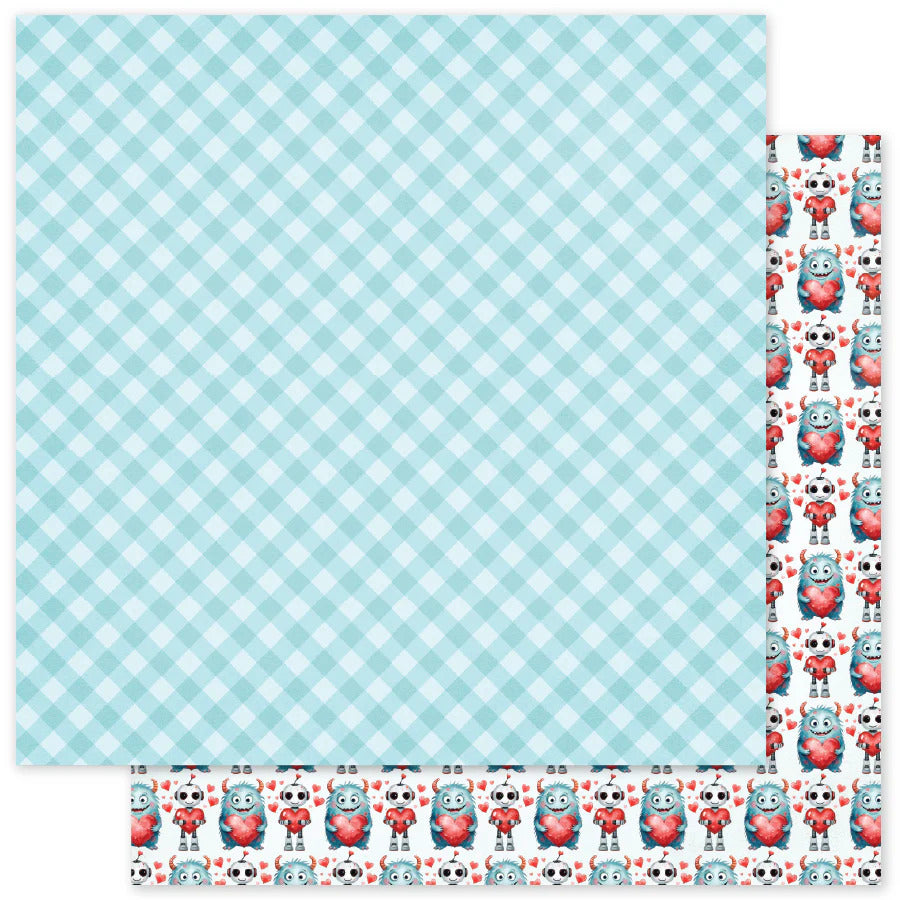 Paper Rose, 12X12 Patterned Paper, Perfect Pairs Basics C