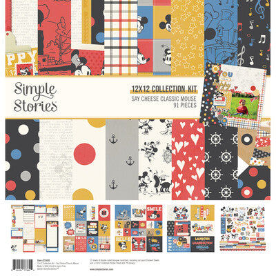 Simple Stories; Say Cheese Classic Mouse 12 x 12 Collection Kit