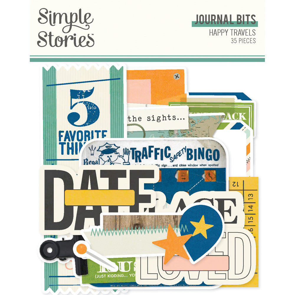Simple Stories, Journal Bits & Pieces, Happy Travels