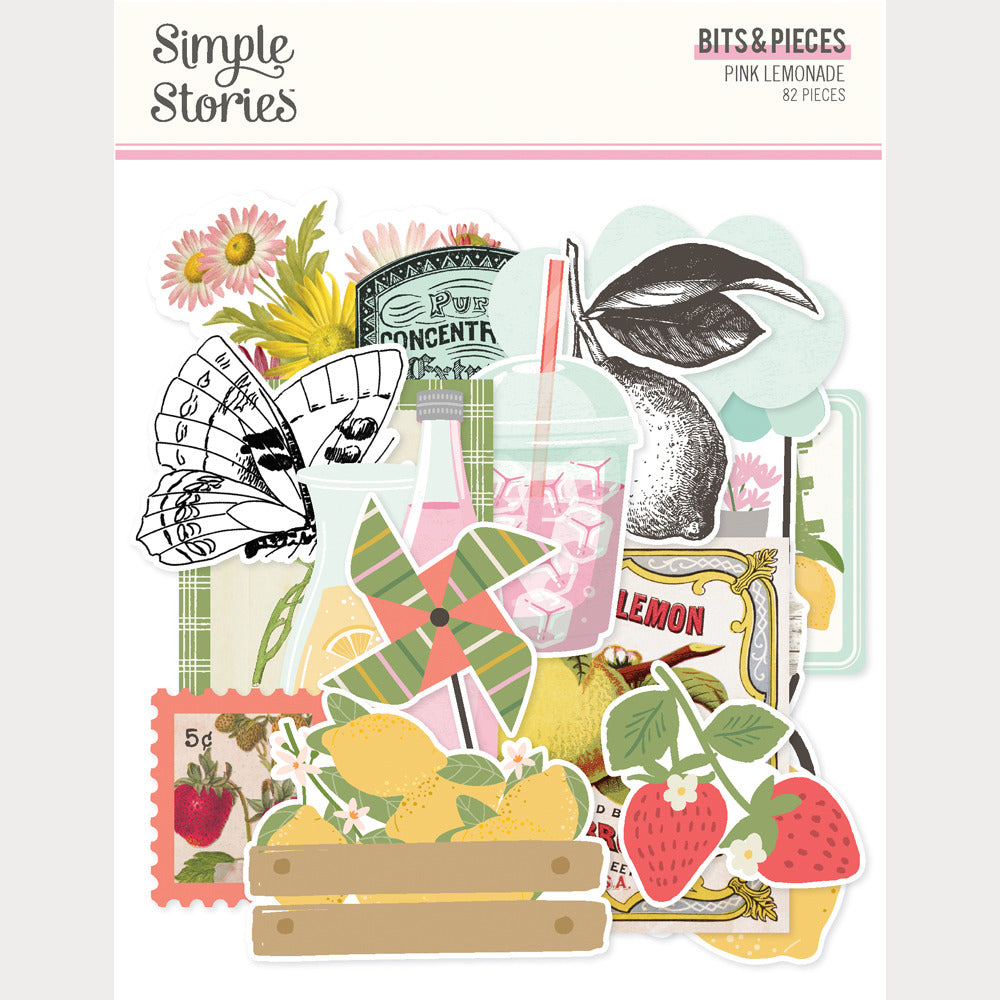 Simple Stories, Bits & Pieces, Pink Lemonade