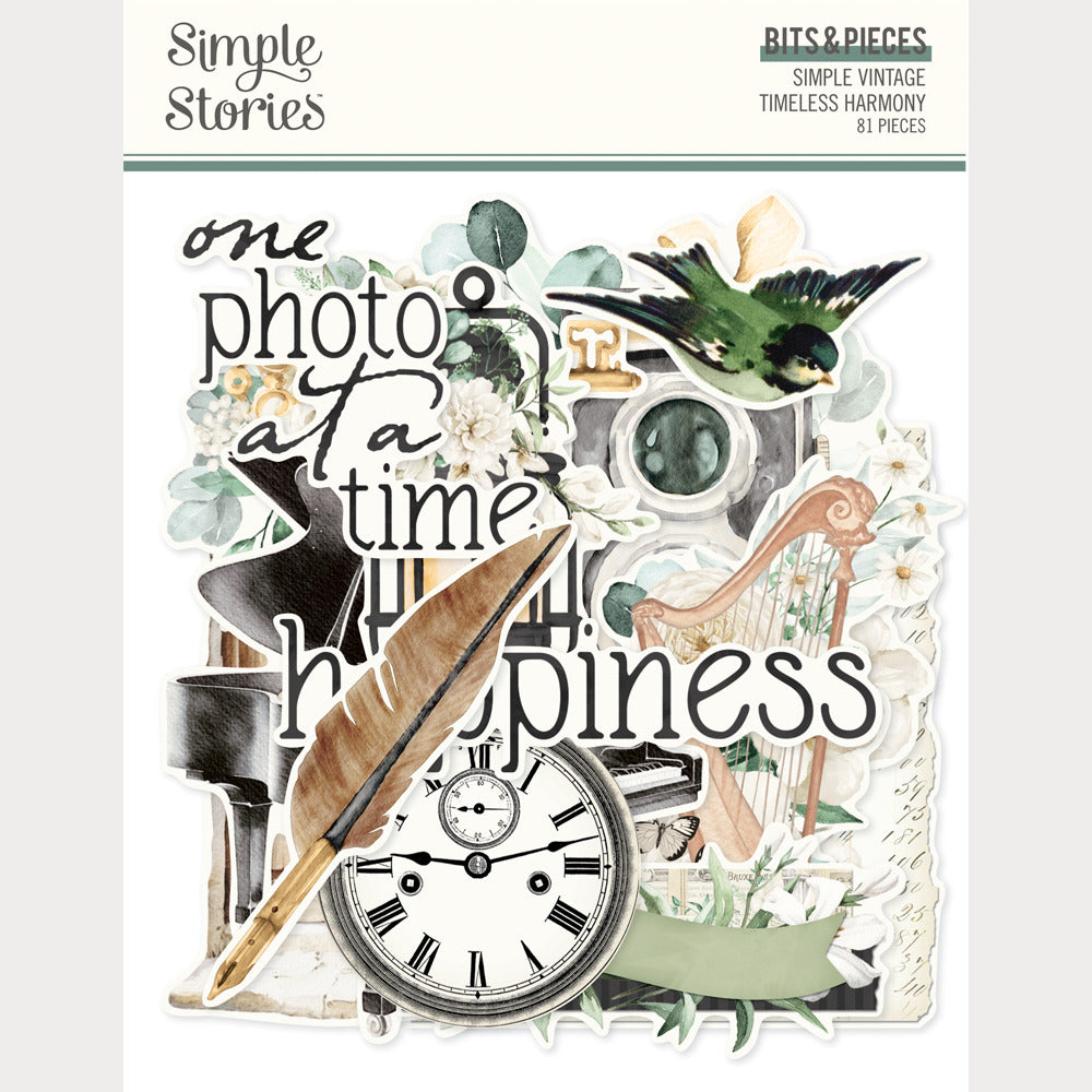 Simple Stories, Bits & Pieces, Simple Vintage Timeless Harmony