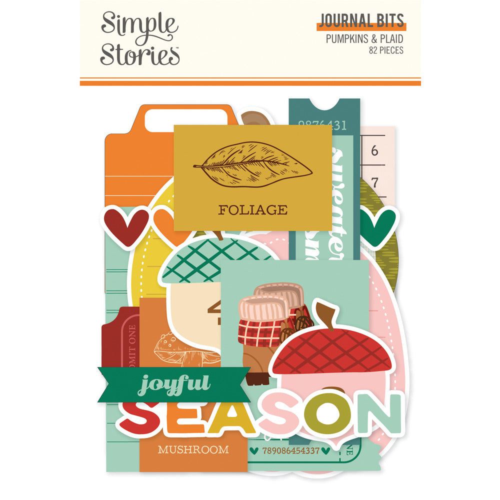 Simple Stories, Journal Bits & Pieces, Pumpkins & Plaid