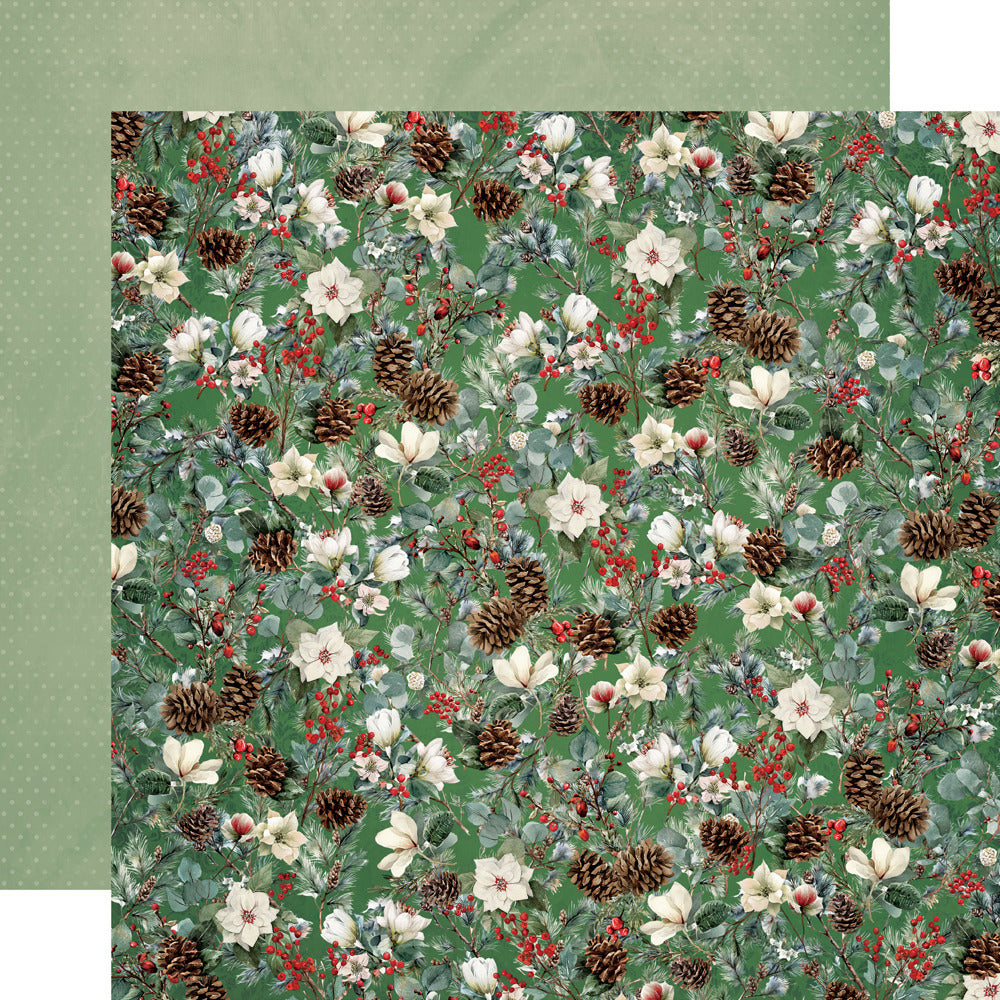 Simple Stories, 12X12 Patterned Paper, Simple Vintage Old-Fashioned Christmas - Dear Santa