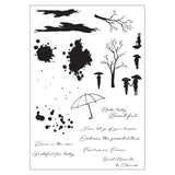 Sizzix, Rainy Day Feeling Stamp & Die