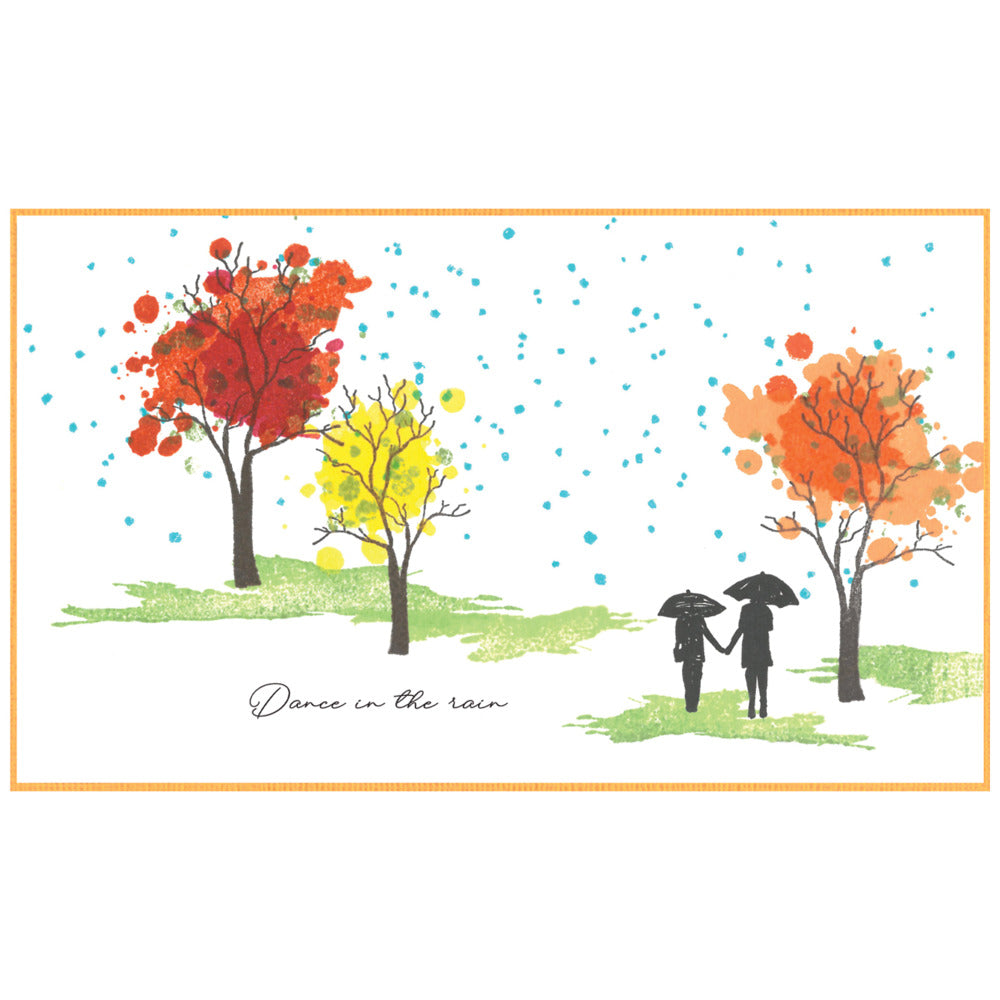 Sizzix, Rainy Day Feeling Stamp & Die