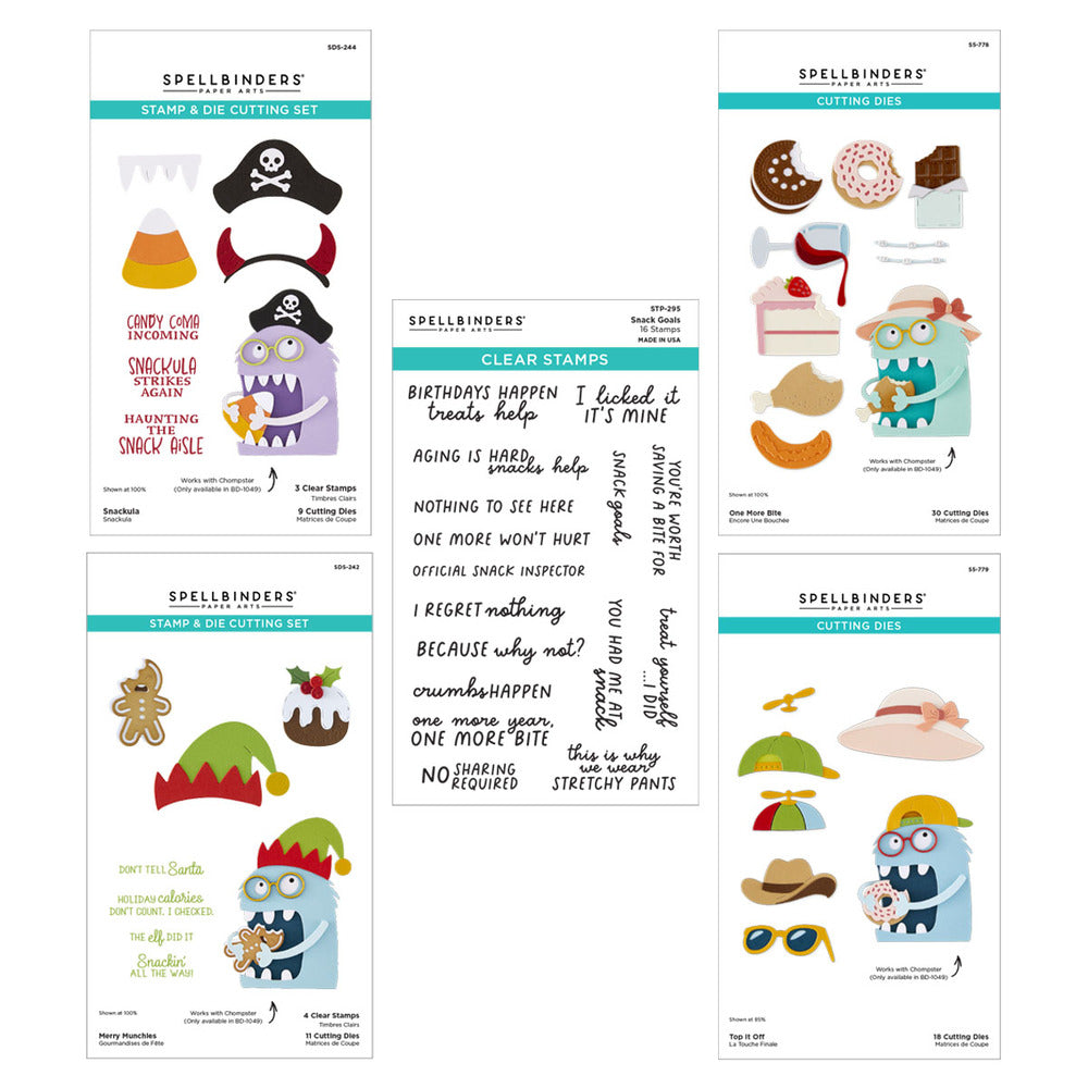 Spellbinders, I want it all Bundle- Chompster Compete set Pre-order