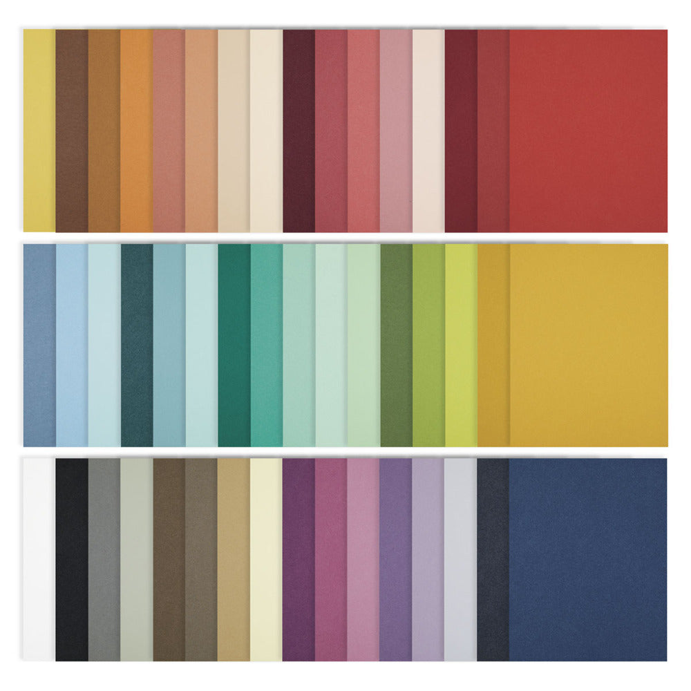 Spellbinders, ColorWheel Cardstock, The Full 48 Pack