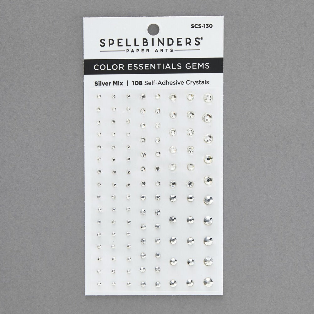 Spellbinders, Color Essentials Gems- Silver