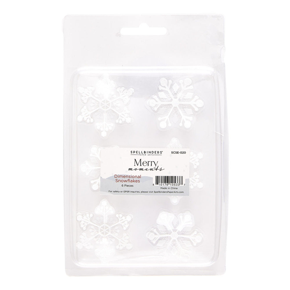 Spellbinders; Merry Moments, Dimensional Snowflakes