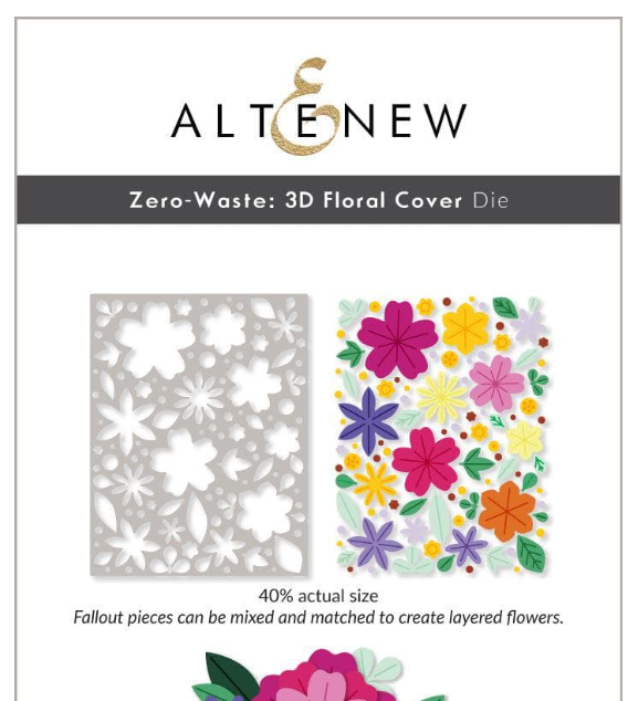Altenew, Bundle, Zero-Waste 3D Floral Cover Die