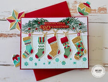 Load image into Gallery viewer, Avery Elle, Deck the Halls Stockings die
