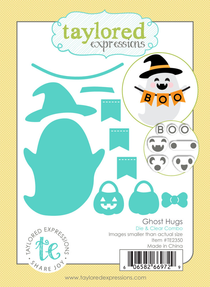 Taylored Expressions, Die & Clear Stamp Combo, Ghost Hugs Pre-order
