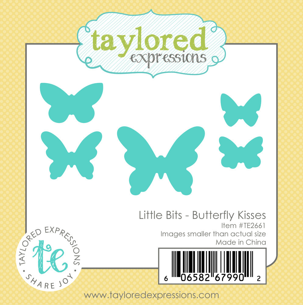 Taylored Expressions, Die, Little Bits - Butterfly Kisses Pre-order