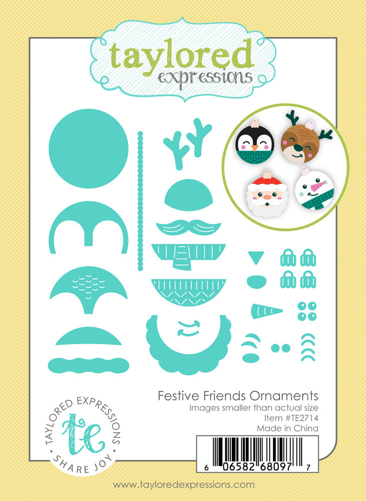 Taylored Expressions, , Die, Festive Friends Ornaments Pre-order