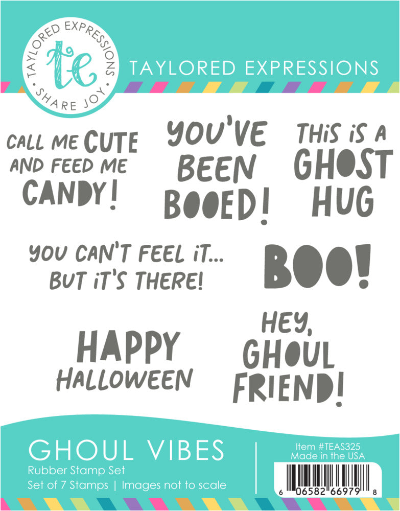 Taylored Expressions, Cling Stamp, Ghoul Vibes Pre-order