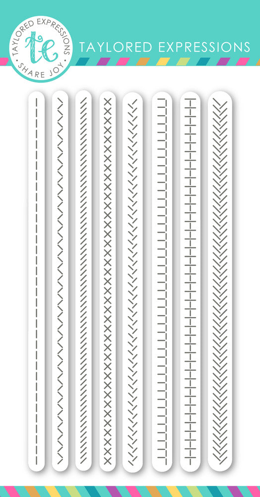 Taylored Expressions, Clear Stamp, Stitched Strips Pre-order