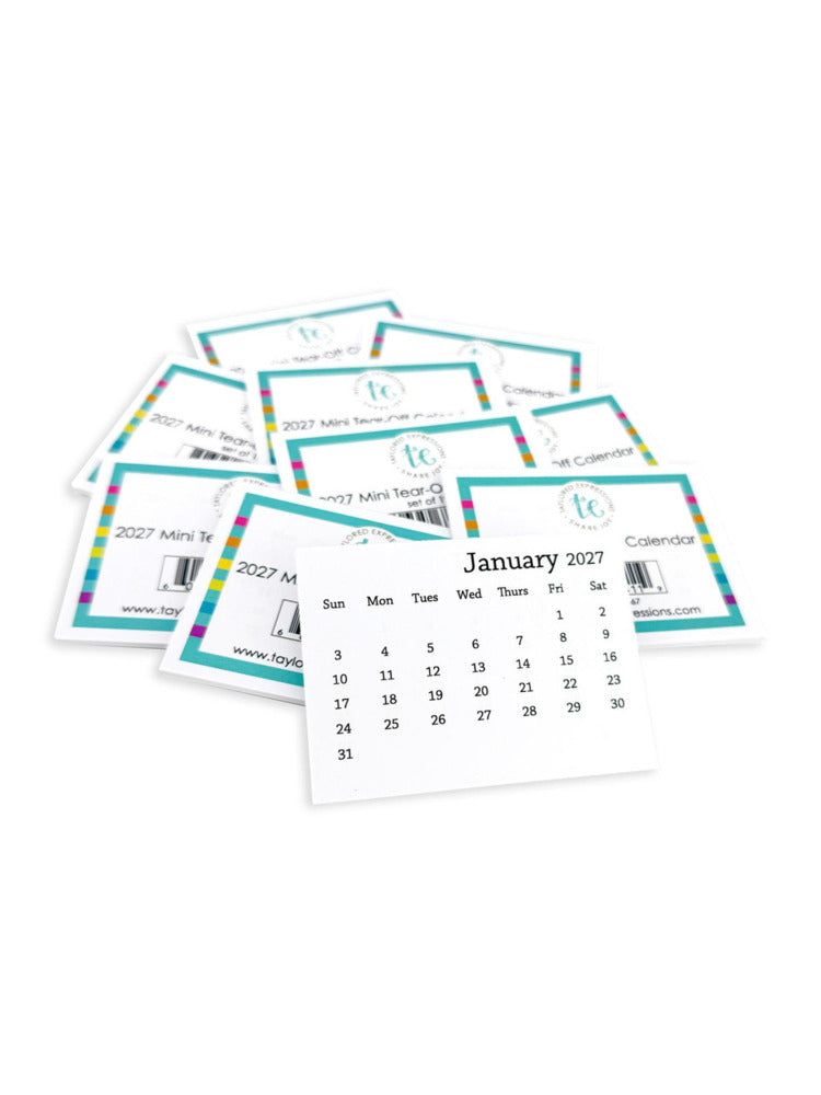 Taylored Expressions,  Mini Tear-Off Calendars, 2027 (Set of 10) Pre-order