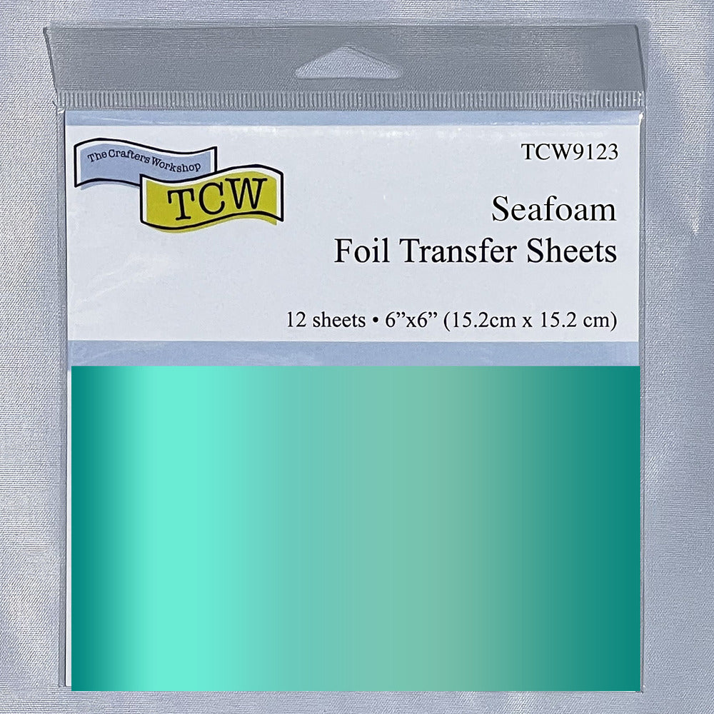 The Crafter's Workshop, Foil Transfer Sheets, Seafoam