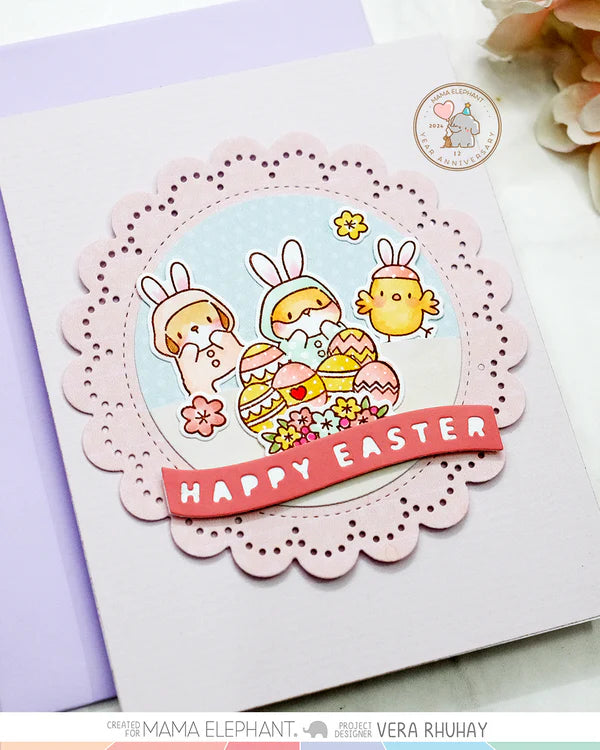 Mama Elephant, Caly Circle Lace Die Cut