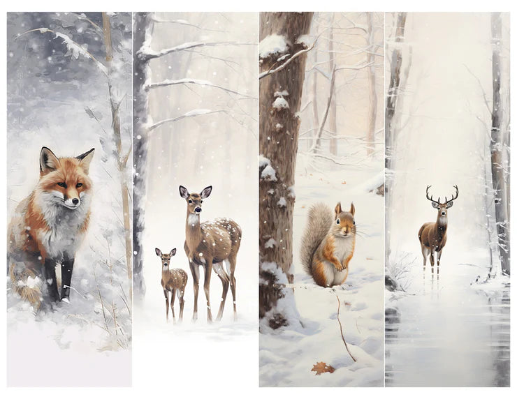 Simply Stated, Winter Animals Bookmark