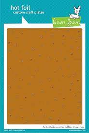 Lawn Fawn, Hot Foil Plate - Confetti Background