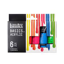Liquitex Basics Acrylic, Fluorescents