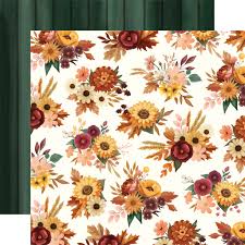 Carta Bella; Harvest; Fall Floral Bunches