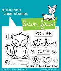 Lawn Fawn, Stinkin Cute Stamp