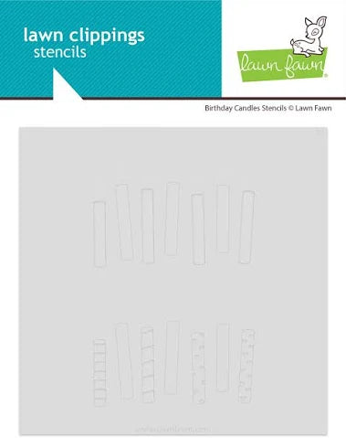 Lawn Fawn, Birthday Candles Stencil