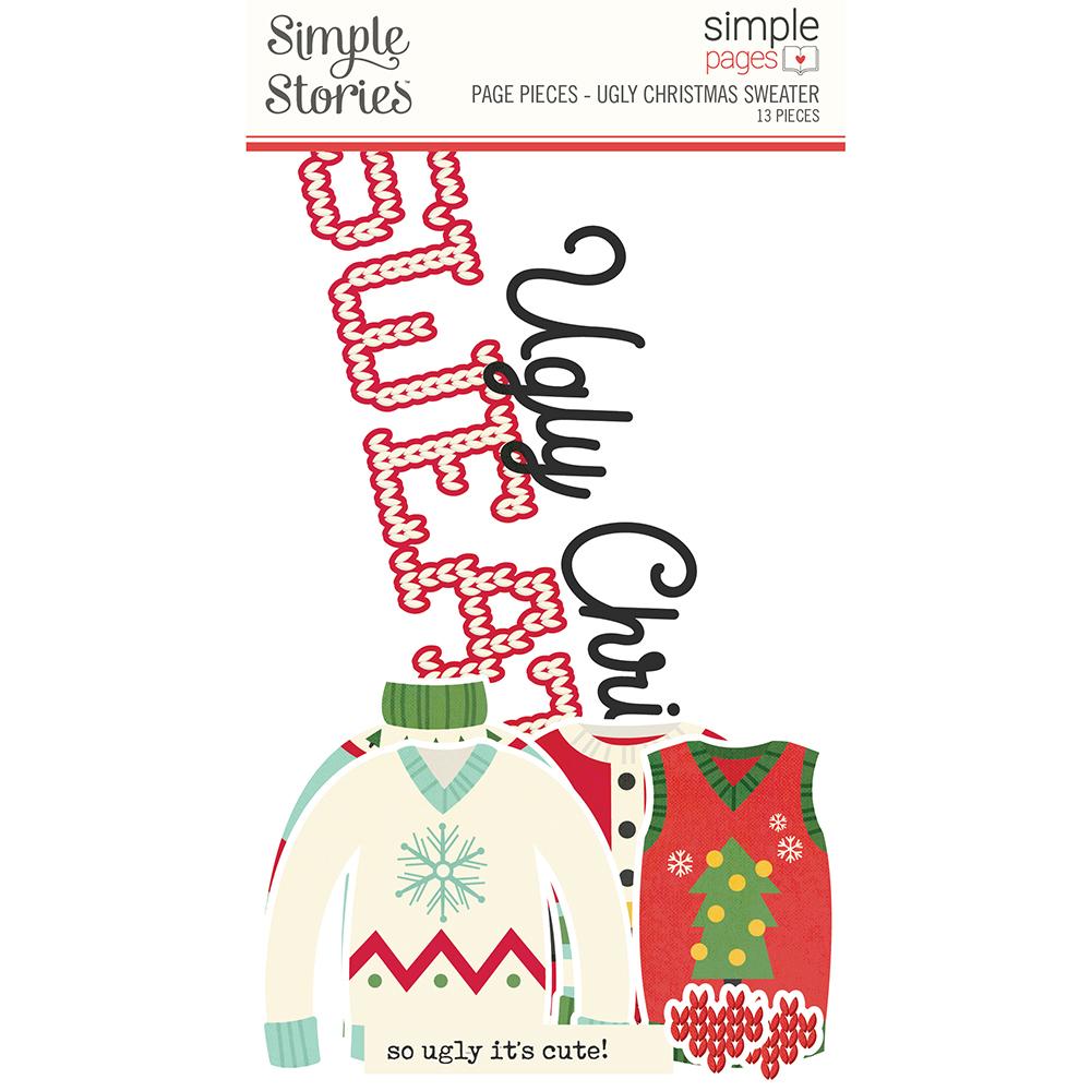 Simple Stories, Ugly Christmas Sweater - Page Pieces