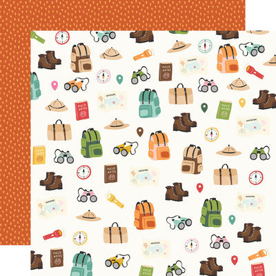 Simple Stories, Into the Wild, Hello Adventure Paper