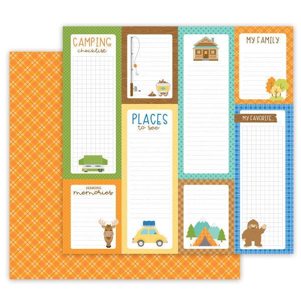 Doodlebug, Great Outdoors, My Favorite Flannel 12x12 paper