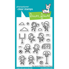 Load image into Gallery viewer, Lawn Fawn, Tiny Sports Friends Stamp &amp; Die Set q

