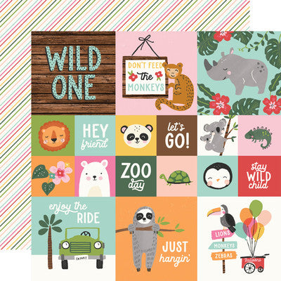 Simple Stories, Into the Wild, 4x4 & 2x2 Elements