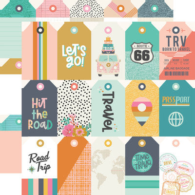Simple Stories, Let’s Go! Tag Paper