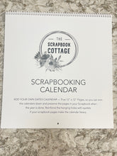 Load image into Gallery viewer, The Scrapbook Cottage, 12x12 Undated Calendar
