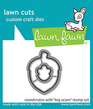 Load image into Gallery viewer, Lawn Fawn, Big Acorn Stamp &amp; Die Set
